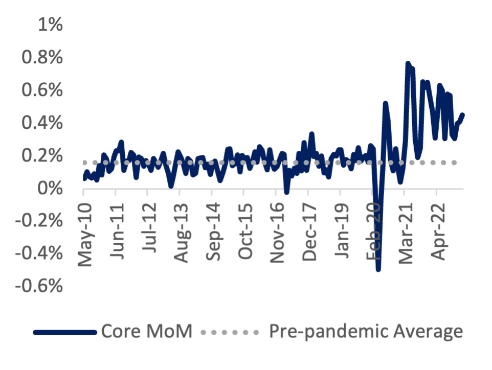 Figure 5 - Core CPI (MoM)